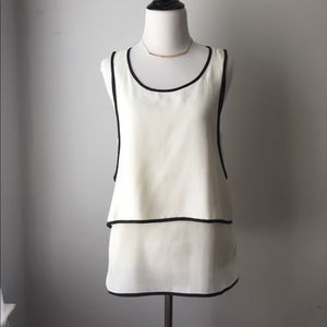 PIPERLIME collection XS double contrast tank top